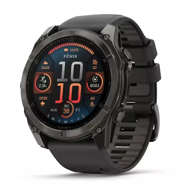 Garmin Fenix 8 51mm Amoled Sapphire Titanium älykello - Sykemittarit - 753759338206 - 1