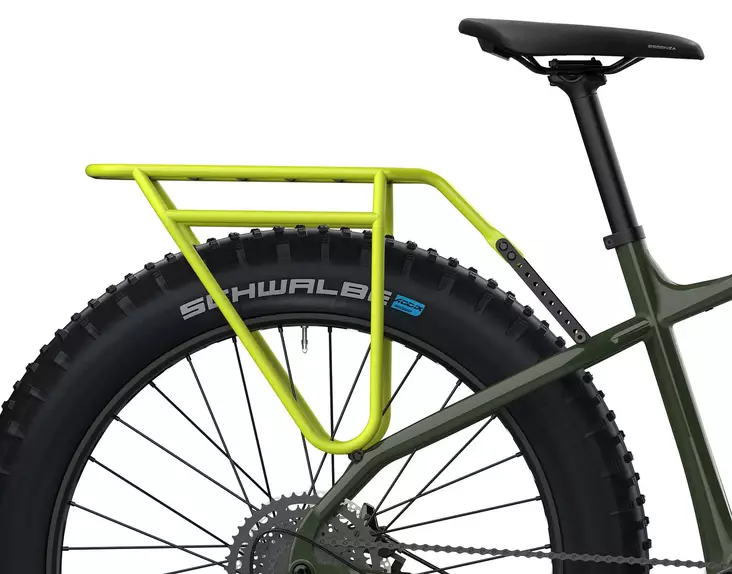 Helkama tavarateline taka Fatbike keltai - Pyörän tavaratelineet - 6417492004401 - 1