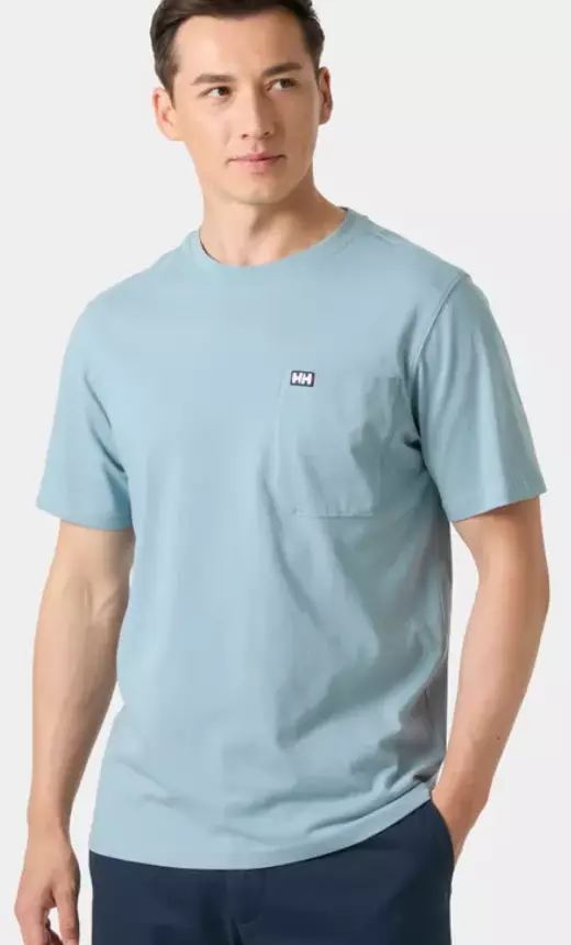 Helly Hansen Hudson T-Shirt miesten t-paita siniharmaa - Miesten t-paidat - 54530-561 - 1