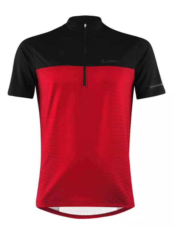 Löffler Bike Shirt HZ Glow miesten pyöräilypaita punainen - Miesten pyöräilyvaatteet - 28881-551 - 1