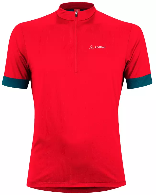 Löffler Bike Shirt HZ Pukka miesten pyöräilypaita punainen - Miesten pyöräilyvaatteet - 28882-551 - 1