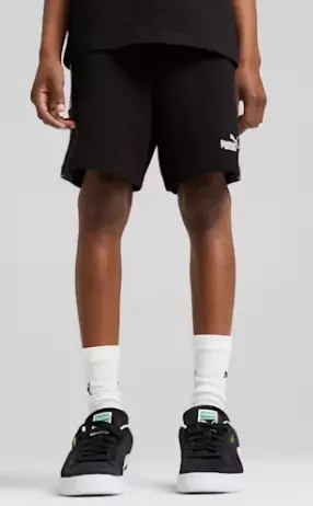 Puma ESS Block Shorts lasten collegeshortsit musta - Lasten shortsit ja caprit - 685821-01 - 1