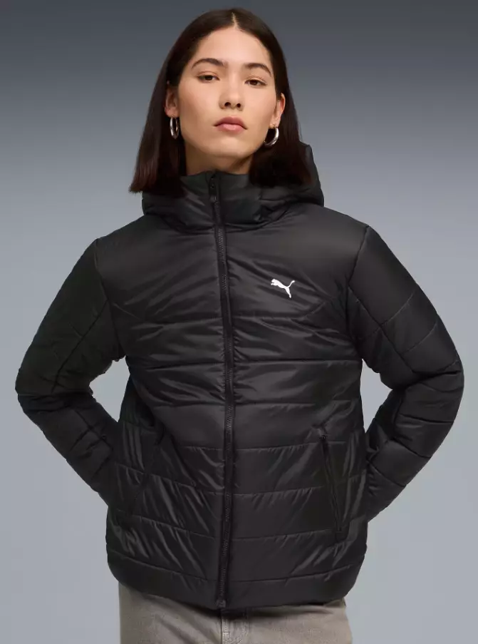 Puma ESS Hooded Padded naisten talvitakki musta - Naisten takit ja puvut - 685231-01 - 1