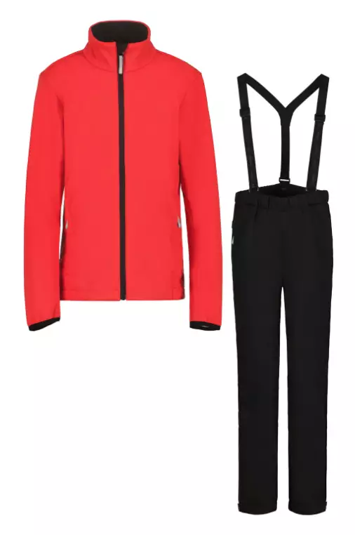 Rukka Tapila lasten hiihtopuku punainen - Lasten hiihtovaatteet - 64385941811 - 1