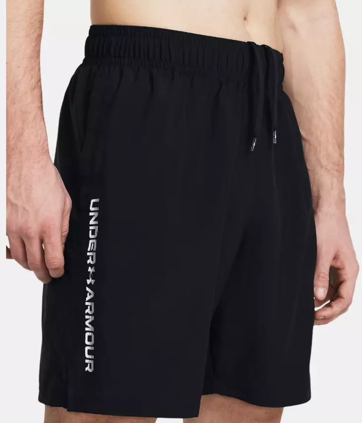 Under Armour Tech Woven Wordmark Short miesten treenishortsit musta - Miesten treenivaatteet - 1383356-001 - 1