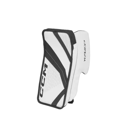 CCM YFlex III maalivahdin kilpi valkoinen/musta - Jääkiekkomaalivahdin räpylät ja kilvet - 191520437572 - 1