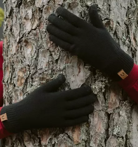 North Outdoor Active Merino touch screen hanskat black - Käsineet ja lapaset - 41-41-64384420262 - 1