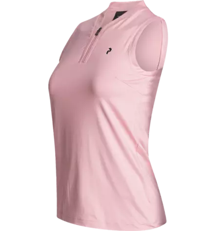 Peak Performance Turf Zip SL naisten golfpaita warm blush - Naisten urheiluvaatteet - 41-41-73332693532 - 1