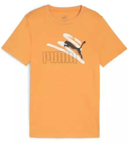 Puma ESS+ Logo lab Tee miesten t-paita oranssinkeltainen - Miesten paidat ja yläosat - 41-41-40996855962 - 1