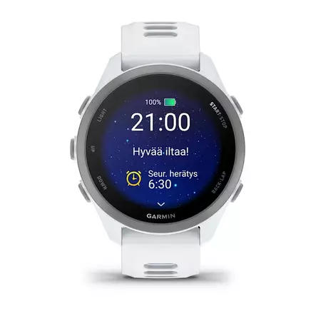 Garmin Forerunner 170 GPS juoksuälykello vaaleanharmaa - Sykemittarit - 753759368302 - 2