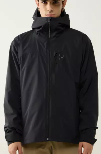 Haglöfs Ozka Proof Jacket miesten ulkoilutakki musta - Miesten urheilutakit ja puvut - 73188420142 - 1