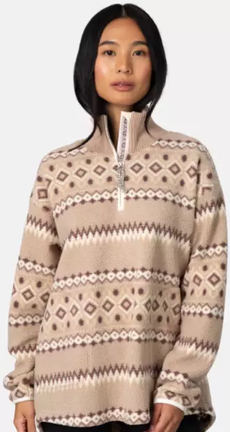 Kari Traa Ruthie Midlayer naisten fleece ruskea - Naisten takit ja puvut - 70486533002 - 1