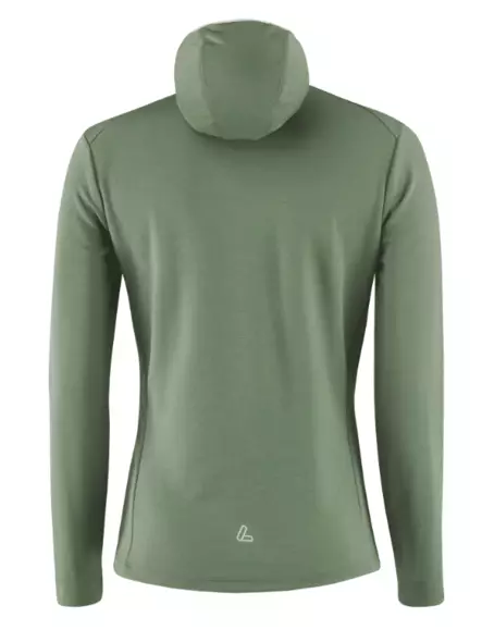 Löffler Zip-Hoody Tech-Merino naisten hupparitakki vihreä - Naisten paidat ja yläosat - 41-41-30054-252 - 2