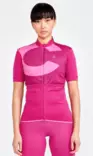Craft Core Endur Logo Jersey naisten pyöräilypaita roxo/camelia - Naisten pyöräilyvaatteet - 73185736892 - 1