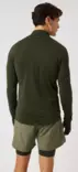 Björn Borg Midlayer Half Zip miesten treenipaita tummanvihreä - Miesten treenivaatteet - 73214659432 - 2
