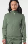Löffler Zip-Hoody Tech-Merino naisten hupparitakki vihreä - Naisten urheilupaidat ja hupparit - 30054-252 - 3