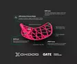 Oxdog Gate Carbon MBC salibandymailan lapa pinkki/kulta - Salibandymailan lavat - 73401516422 - 2