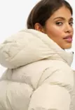 Superdry Hooded 5 Buffle Sports Puffer naisten talvitakki luonnonvalkoinen - Naisten takit ja puvut - 50636344122 - 3