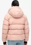 Superdry Hooded Sports Puffer Jacket naisten talvitakki vintage blush - Naisten takit ja puvut - 50630688392 - 2