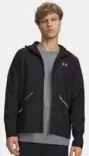 Under Armour Unstoppable Woven Jacket miesten treenitakki musta - Miesten treenivaatteet - 6014621-002 - 1