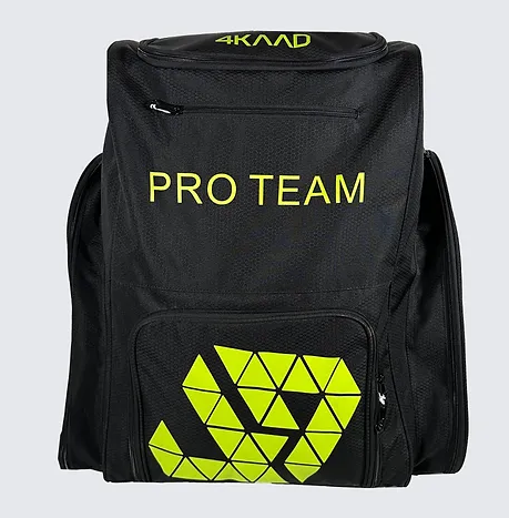 4KAAD Pro Team varustereppu musta/keltai - Hiihtoreput ja -varustelaukut - 6430073197002 - 1
