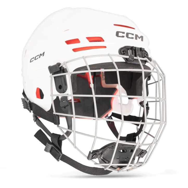 CCM HT70 combo jääkiekkokypärä valkoinen - Jääkiekkokypärät - 1915204402 - 1