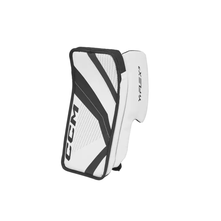 CCM YFlex III maalivahdin kilpi valkoinen/musta - Jääkiekkomaalivahdin räpylät ja kilvet - 191520437572 - 1