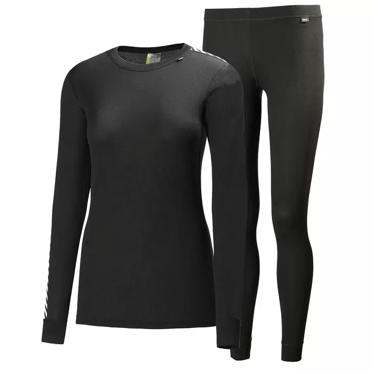 Helly Hansen Comfort Light Set naisten urheilukerrasto musta - Naisten väli- ja alusasut - 70400544052 - 1