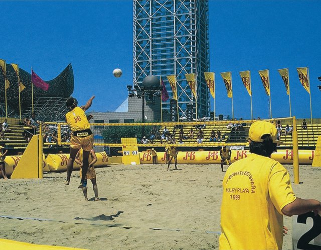 Lion beachvolleyverkko kilpa 8,5m - Lentopallo ja beachvolley - 6417221290992 - 1