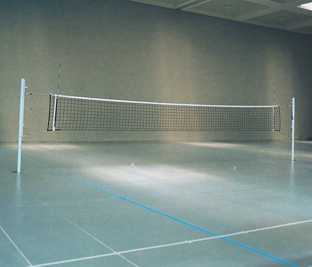 Olympic lentopalloverkko harjoitus, vaijerilla 9,5m x 1m - Lentopallo ja beachvolley - 6417221802032 - 1