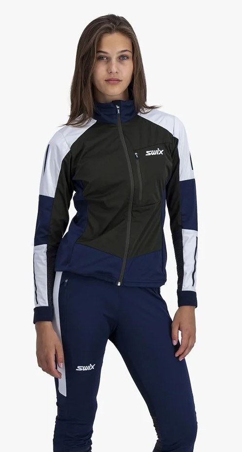 Swix Dynamic naisten hiihtotakki olive/bright white - Naisten hiihtovaatteet - 12596-48102 - 1