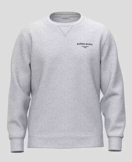 Björn Borg Essential 1 Sweatshirt miesten collegepaita harmaa - Miesten urheilupaidat ja hupparit - 73214658632 - 1