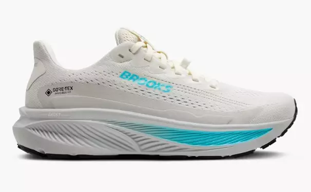 Brooks Ghost 17 GTX juoksukengät vaaleanharmaa - Naisten juoksukengät - 1953946732 - 1