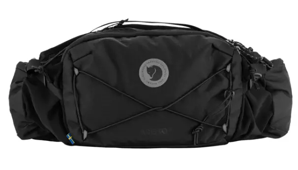 Fjällräven Abisko Hip Pack 6 vyölaukku musta - Urheilureput ja -laukut - 7323451088452 - 1