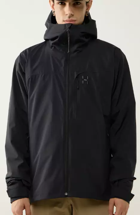 Haglöfs Ozka Proof Jacket miesten ulkoilutakki musta - Miesten urheilutakit ja puvut - 73188420142 - 1
