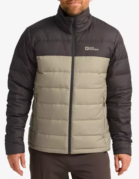 Jack Wolfskin Ather Down miesten kevytuntuvatakki ruskea/beige - Miesten urheilutakit ja puvut - 40648865902 - 1