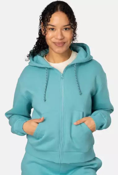 Kari Traa Anelie Zip Hoody naisten hupparitakki laguuninvihreä - Naisten urheilupaidat ja hupparit - 70486532522 - 1