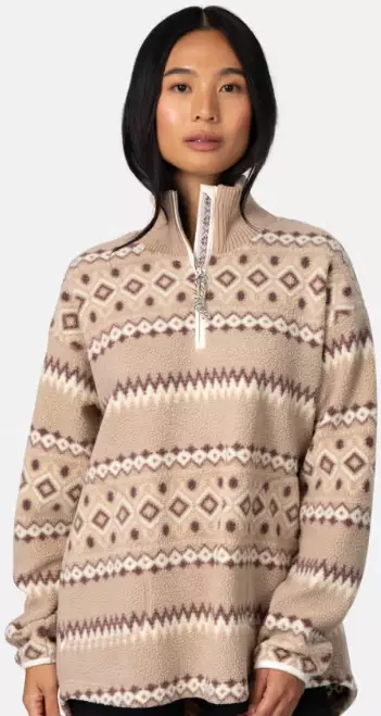 Kari Traa Ruthie Midlayer naisten fleece ruskea - Naisten takit ja puvut - 70486533002 - 1