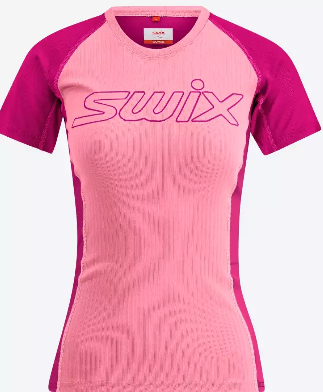 Swix RaceX Light Short Sleeve naisten treenipaita pinkki - Naisten treenivaatteet - 10002-24-92702 - 1