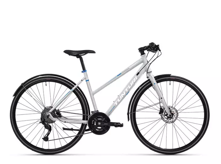Tunturi RX700 naisten hybridipyörä harmaa - Kaupunkipyörät - 641145103322 - 1