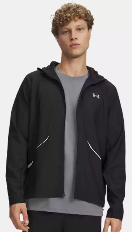 Under Armour Unstoppable Woven Jacket miesten treenitakki musta - Miesten treenivaatteet - 6014621-002 - 1