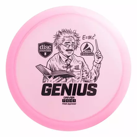 Discmania Active Premium Genius frisbeegolfkiekko pinkki Pinkki - Urheilulajit - 41-41-6430074951283 - 1
