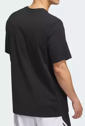 Adidas BB Found Tee miesten t-paita musta - Miesten t-paidat - JX0083 - 2