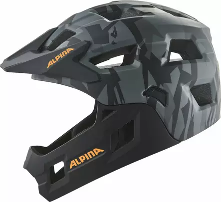 Alpina Rupi pyöräilykypärä musta/camo oranssi - Lasten pyöräilykypärät - 400369232683 - 2