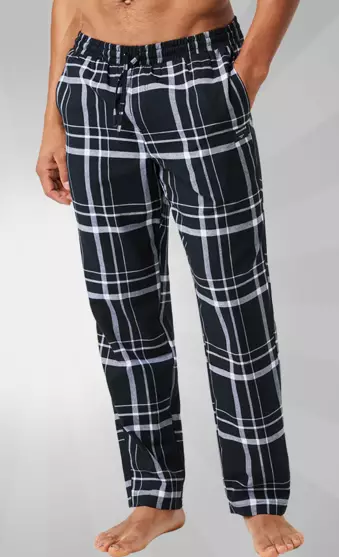 Björn Borg Core Flannel Pyjama Pants miesten pyjamahousut tummansininen/valkoinen - Miesten väli- ja alusasut - 100000663 - 1