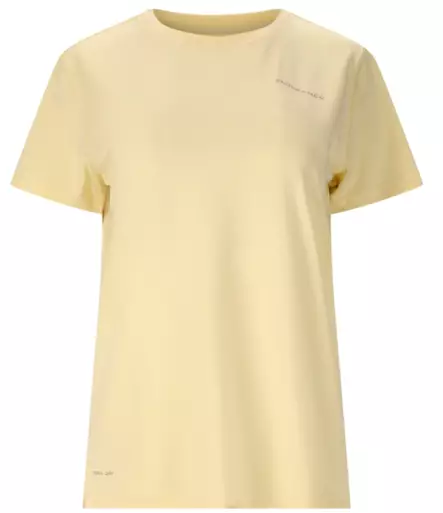 Endurance Yonan V2 Performance S/S Tee naisten treenipaita vaaleankeltainen - Naisten treenivaatteet - E21526-5373 - 1