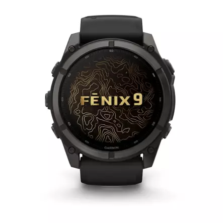 Garmin Fenix 9 51mm GPS älykello Carbon DLC/musta - Sykemittarit - 753759381073 - 2