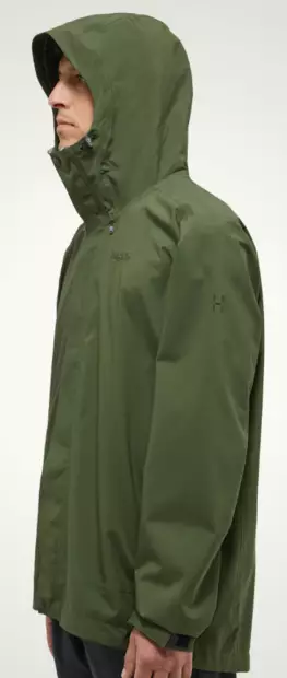 Haglöfs Breeze Proof miesten ulkoilutakki vihreä - Miesten urheilutakit ja puvut - 73188418663 - 2