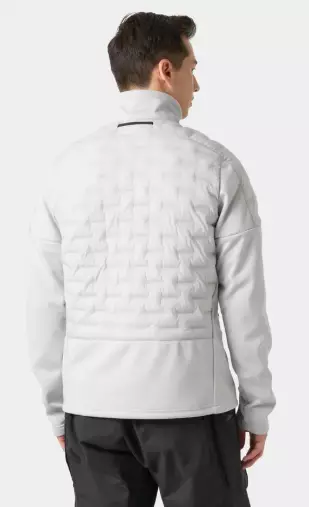 Helly Hansen HP Hybrid Stretch Insulator miesten hybriditakki vaaleanharmaa - Miesten urheilutakit ja puvut - 34103-853 - 2