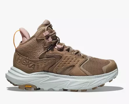 Hoka Anacapa 2 Mid GTX W Wide ulkoilukengät vaaleanruskea - Naisten kengät - 41-41-1976344863 - 1